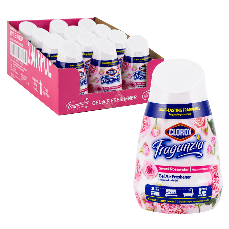 CLOROX FRAGANZIA GEL AIR FRESHENER/ROSEWATER (SKU