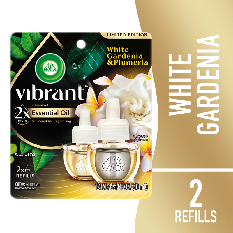 AIR WICK SCENTED OIL REFIL-2PK- GARDENIA