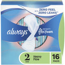 ALWAYS PADS #23386  INFINITY 16CT W/WINGS SIZE 2 HEAVY(SKU #10709)