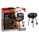18" CHARCOAL BBQ GRILL SQUARE #CH83153 (SKU #66002)