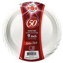 PLASTIC MICROWAVE 9" PLATE-50ct (SKU