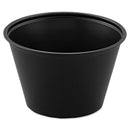 #P400BLK DART 4OZ BLACK PORTION CUP (2500CT) (SKU #60447)