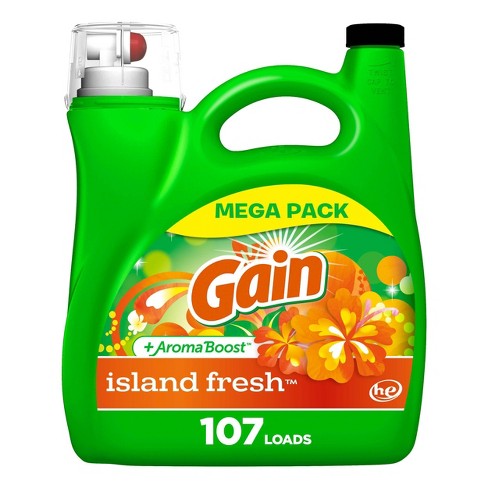 GAIN LIQ.DETERGENT-154oz/ISLAND FRESH #77089 (SKU #10942)