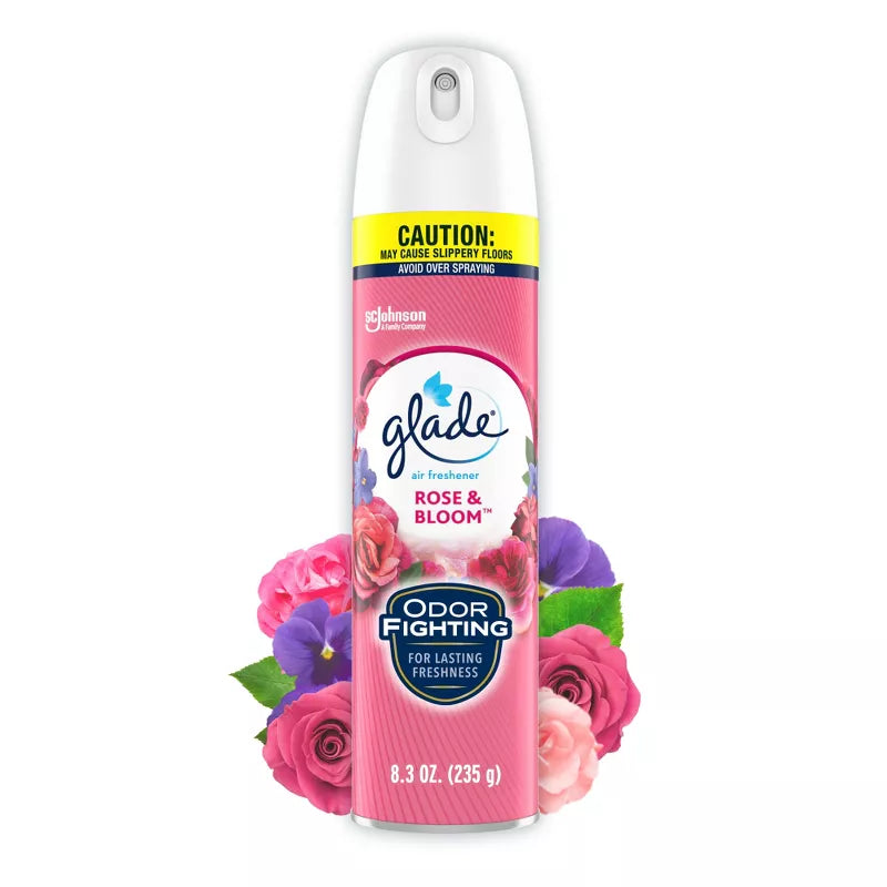 GLADE AIR FRESHNER 8.3OZ ROSE&BLOOM. (SKU