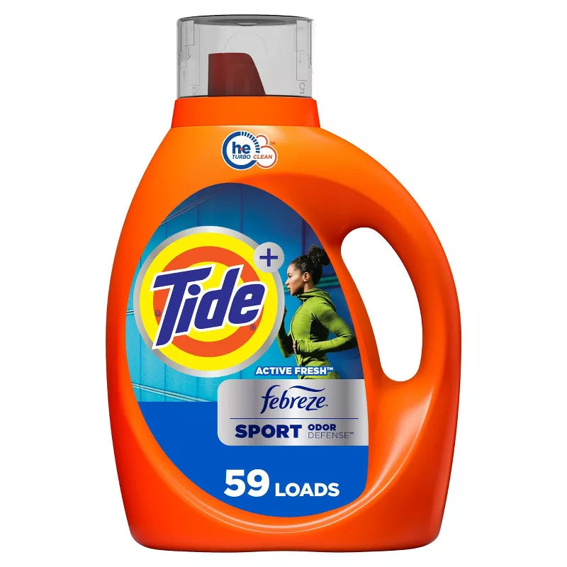 TIDE LIQ. DETERGENT 84oz SPORT ACTIVE FRESH#12336. (SKU #80451)