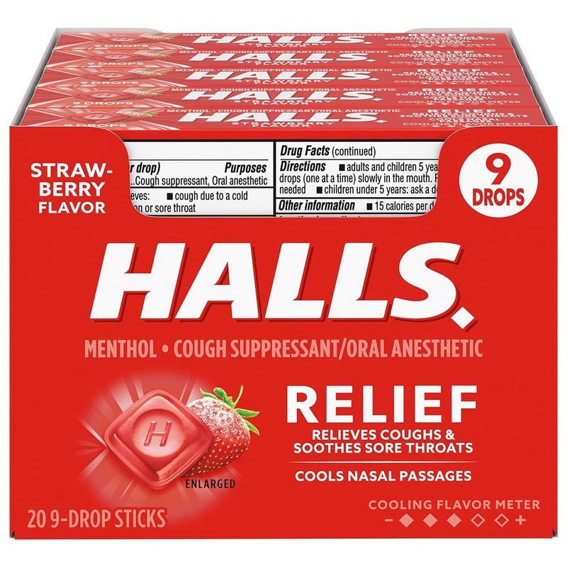 HALLS STICK 9CT HONEY LEMON  (SKU