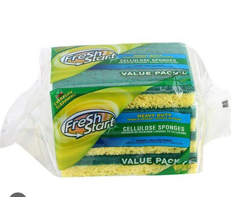 FRESH START SPONGE 3PK HD #32219. (SKU #80202)