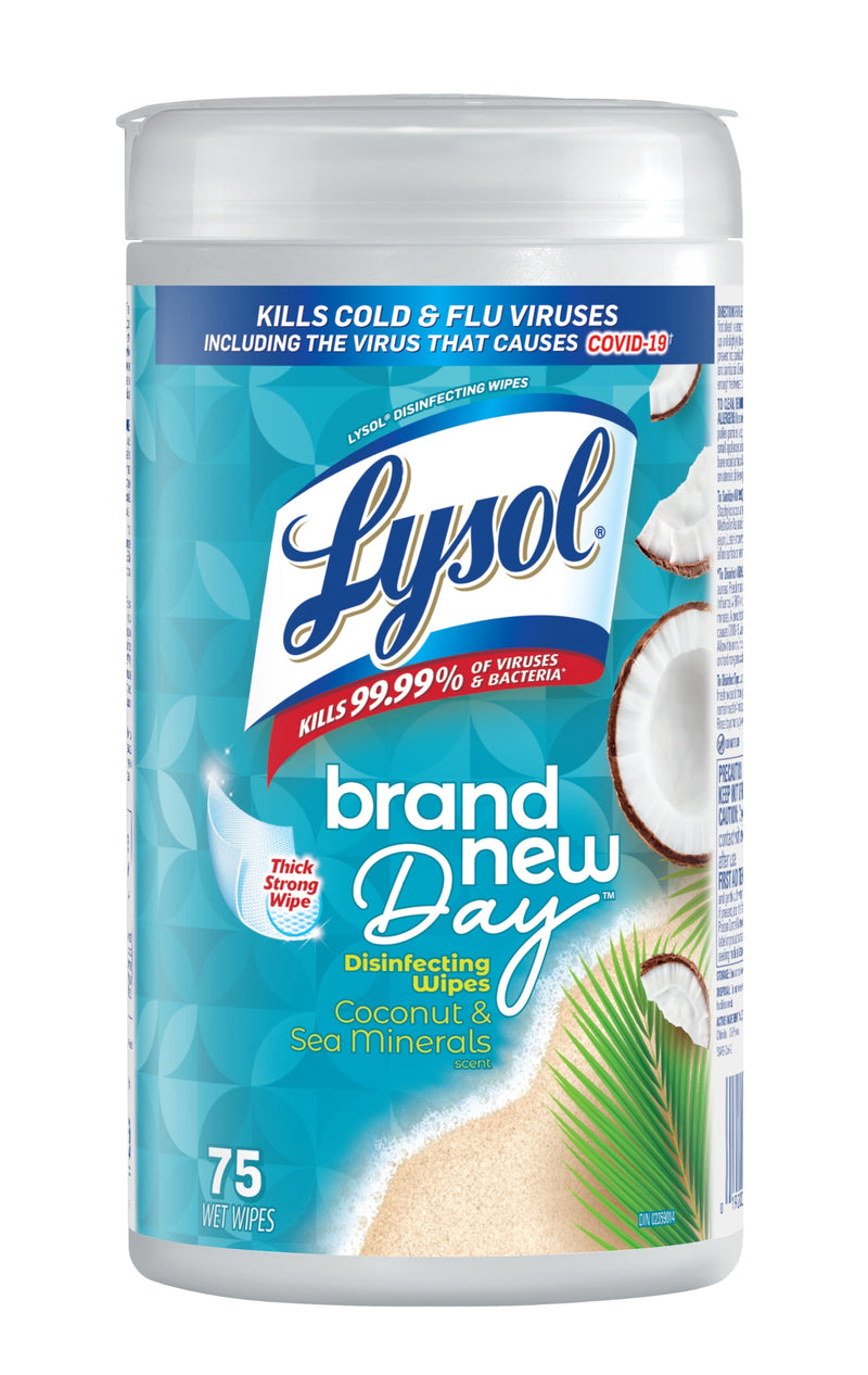 LYSOL WIPES-75ct COCONUT&SEA (SKU