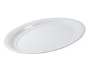 #483.WH 16x11 OVAL PLATTER WHITE 20CT (SKU #70280)