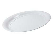 #483.WH 16x11 OVAL PLATTER WHITE 20CT (SKU #70280)