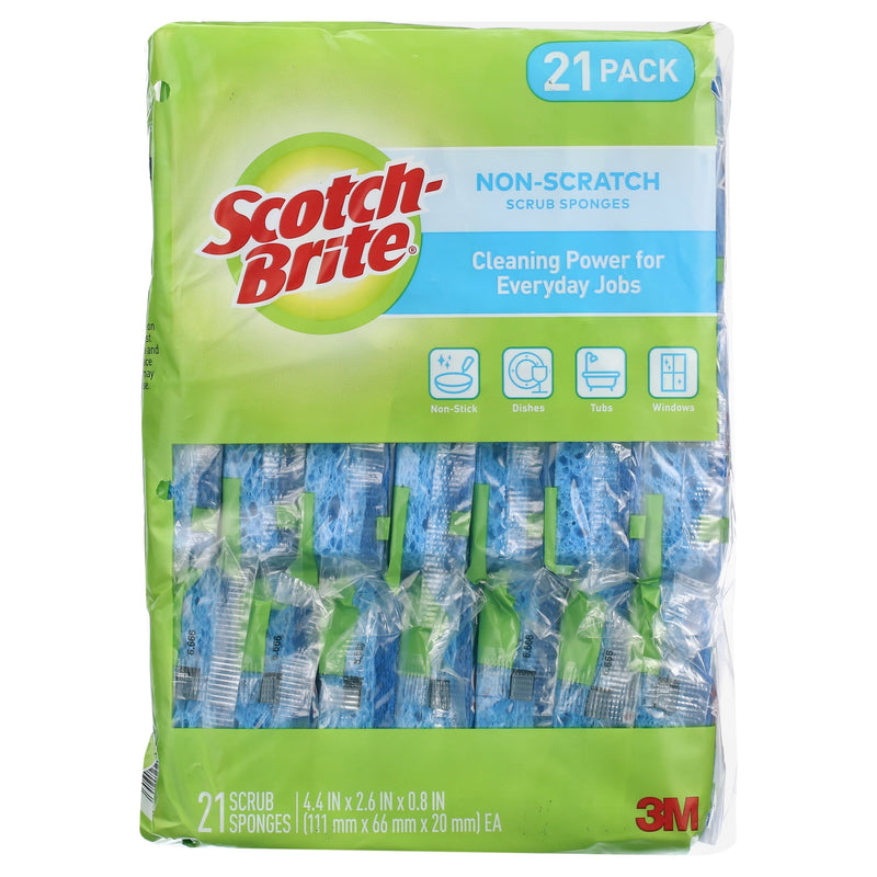 SCOTCH BRITE SPONGE-1CT/21PK NON-SCRATCH (SKU