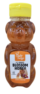 BAKE & TANGO BLOSSOM HONEY 12oz HONEY BEAR (SKU