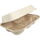 #HC96W WHITE SUGARCANE HINGED CONTAINER 9X6X3 200CT (SKU #60410)