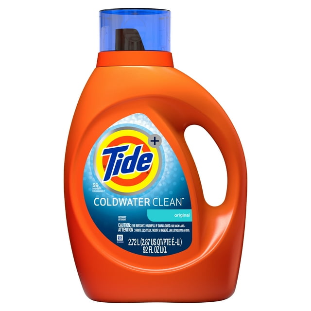 TIDE LIQ.DETERGENT-92oz/COLD WATER/PK4.(SKU