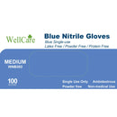 BLUE NITRILE GLOVE MEDIUM 3mil 100ct (SKU