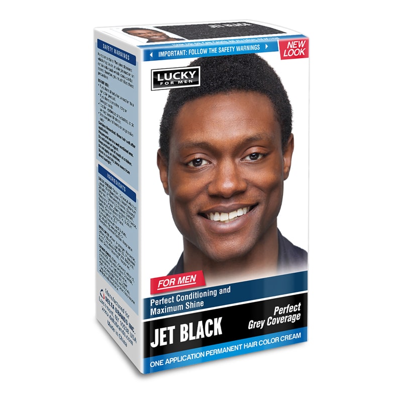 LUCKY HAIR COLOR MEN #10533 JET BLACK (SKU #17581)