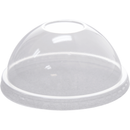 #D98RH CLEAR DOME LID FOR 12/14-24oz PET CUP 98mm ROUND HOLE (20/50) (SKU #70805)