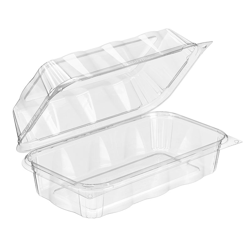 CF6035 CRYSTAL FRESH CLEAR PLASTIC HINGED LID (SKU