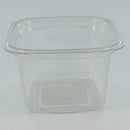 PWP #4S18Y 16oz SQUARE DELI CONTAINER CLEAR 480ct (SKU #70322)