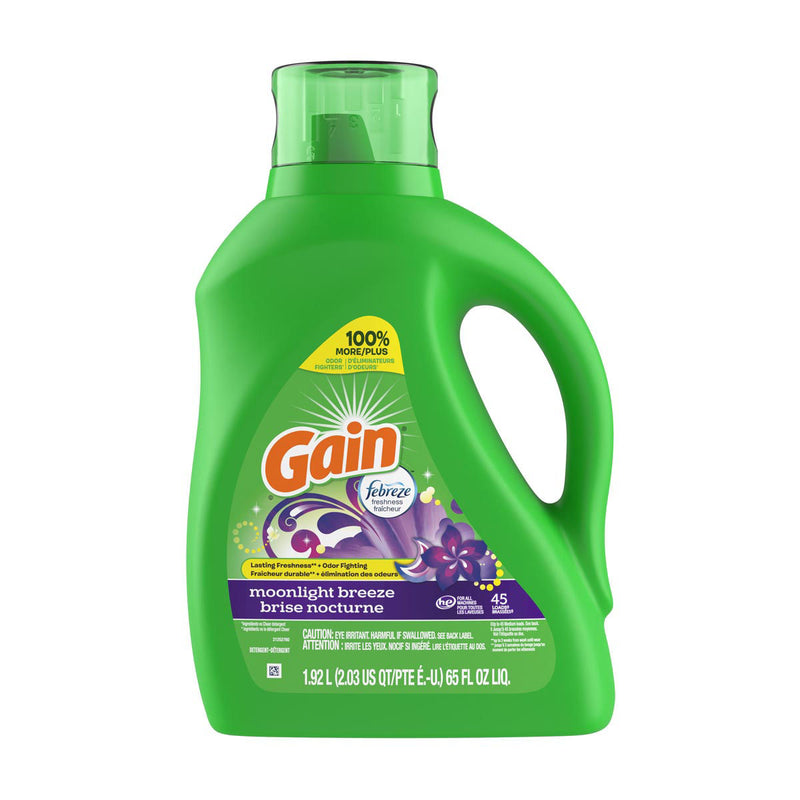 GAIN LIQ.DETERGENT-65oz MOONLIGHT BREEZE. (SKU