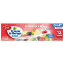 HOME #6081 FREEZER&STORAGE QUART SLIDER 12CT (SKU #11925)