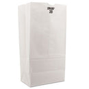 20LB WHITE DURO PAPER BAG 500CT (SKU