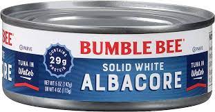 BUMBLE BEE SOLID WHITE TUNA ALBACORE 8CT 5OZ (SKU