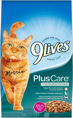 9 LIVES 3.15LB PLUS CARE DRY CAT FOOD (SKU