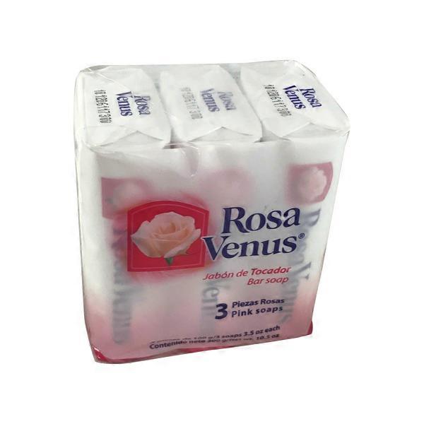 ROSA VENUS PINK/12-3pk-BATH SOAP-5.3oz (SKU
