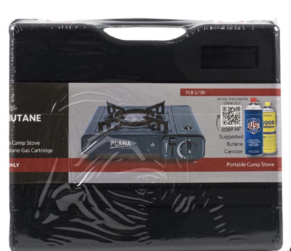 PORTABLE BUTANE GAS STOVE #PLB-G10V (SKU #10188)