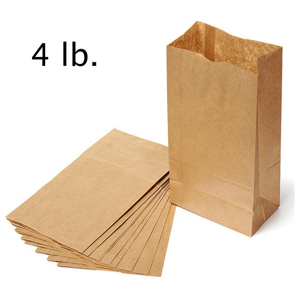 #4LB KRAFT DURO PAPER BAG (500) (SKU #70607)