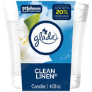 GLADE CANDLE -CLEAN LINEN 4.08oz (SKU