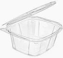 #PTTESDC8 CONTAINER DELI SQUARE 8OZ CLEAR TAMPER EVIDENT PET 500CT (SKU #70249)