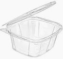 #PTTESDC12 CONTAINER DELI SQUARE 12OZ CLEAR TAMPER EVIDENT PET 500CT (SKU #70250)