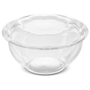 48OZ CLEAR SALAD ROSE BOWL W/ LID 150CT (SKU
