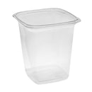 #YY4S32 CONTAINER DELI 32OZ SQUARE CLEAR APET 480CT (SKU #70325)