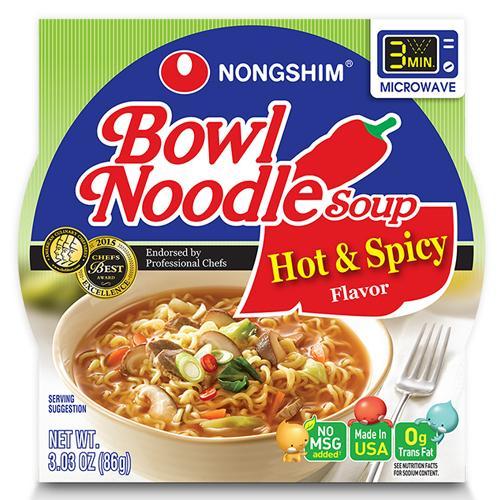 NONGSHIM BOWL NOODLE-HOT&SPICY (SKU