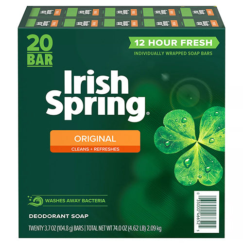 IRISH SPRING BAR SOAP-20PK/ORIGINAL 50/p (SKU