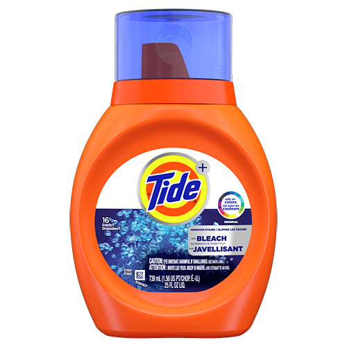 TIDE LIQ.DETERGENT-25oz/BLEACH (SKU
