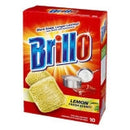 BRILLO SOAP PADS-10CT/LEMON