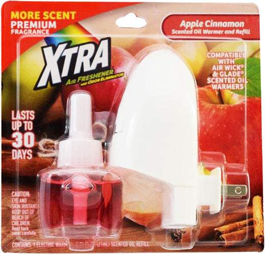 XTRA SCENTED OIL STARTER KIT APPLE CINNAMON