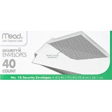MEAD SECURITY ENVELOPES-40CT/75214
