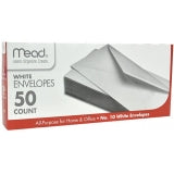 MEAD WHITE ENVELOPES-50CT/75050