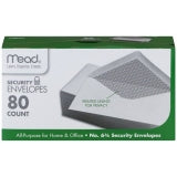 MEAD SECURITY ENVELOPES-80CT/75212