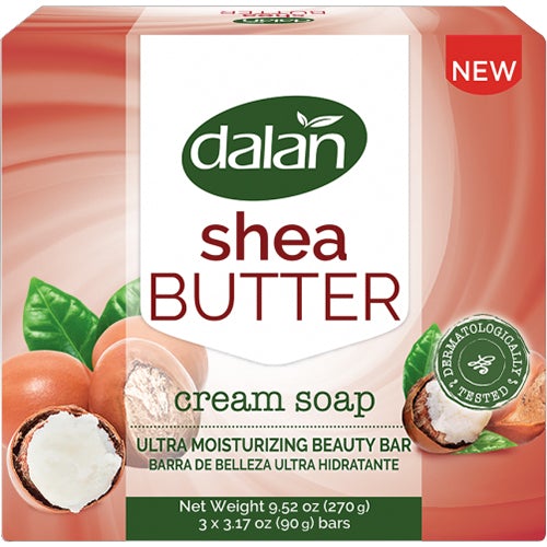 DALAN BAR SOAP 3PK SHEA BUTTER (SKU