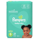 PAMPERS BABY DRY DIAPERS SIZE6 21CT (SKU