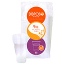 PLASTIC CUPS-9oz/CLEAR 80CT (SKU