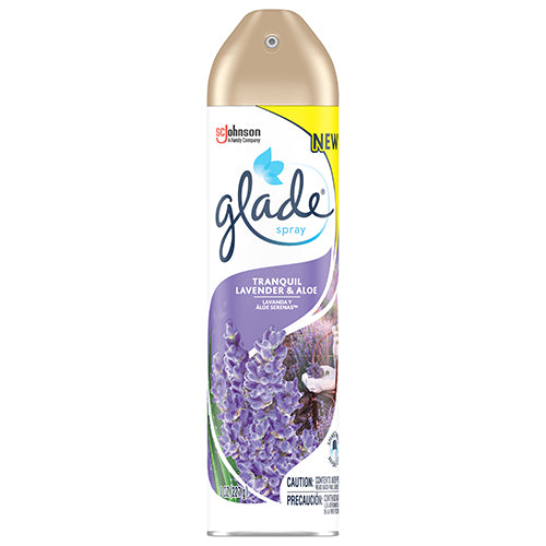 GLADE AIR FRESHENER SPRAY-LAVENDER ALOE 8 OZ (SKU