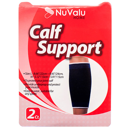 NUVALU ELASTIC SUPPORT CALF 2PC W/BLISTER (SKU