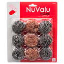 NUVALU #86861 SCOURER 9PC W/3PC COPPER (SKU #10018)